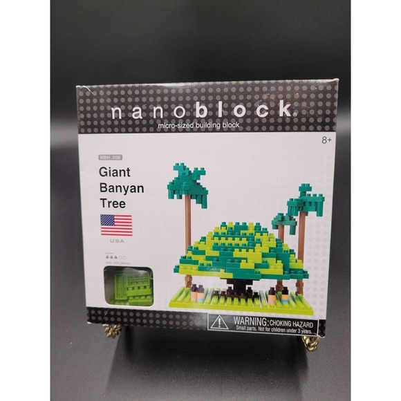 Nanoblock Giant Banyan Tree Level 3 300+ Pieces Ohio Art Micro Building Blocks - Picture 1 of 6